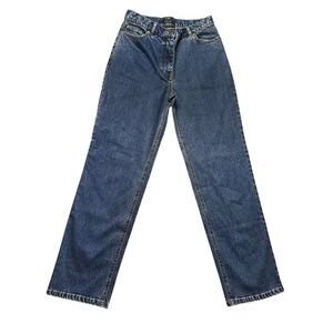 Statements Womens 2P Laura Fit Jeans Blue Straight Leg Full Length Stretch EUC